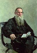 Ilya Repin Portrait of Leo Tolstoy oil painting reproduction
